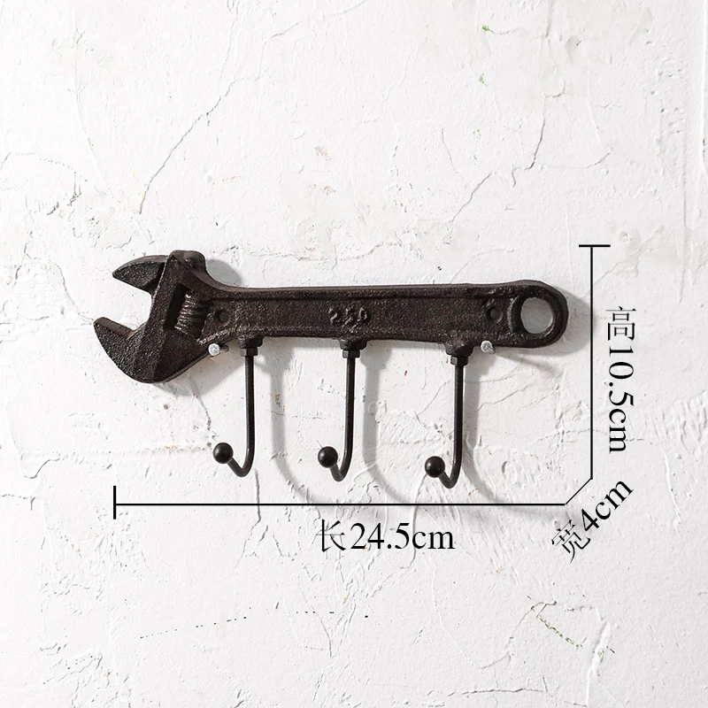 Креативный винтажный Американский магазин одежды подвесной крючок на стену ключ