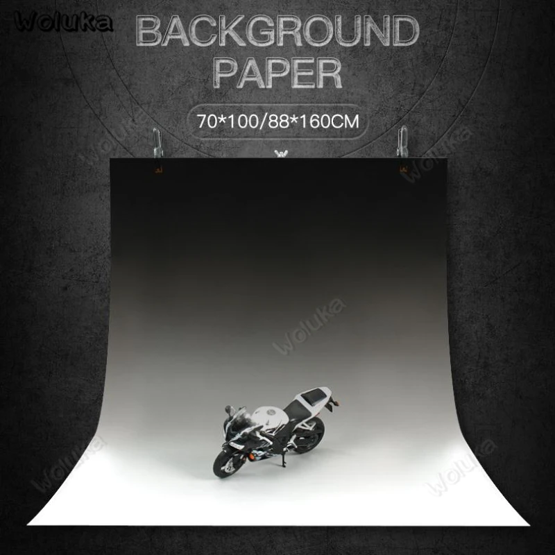 Профессиональная фотография градиентный цвет бумага Толстый водонепроницаемый