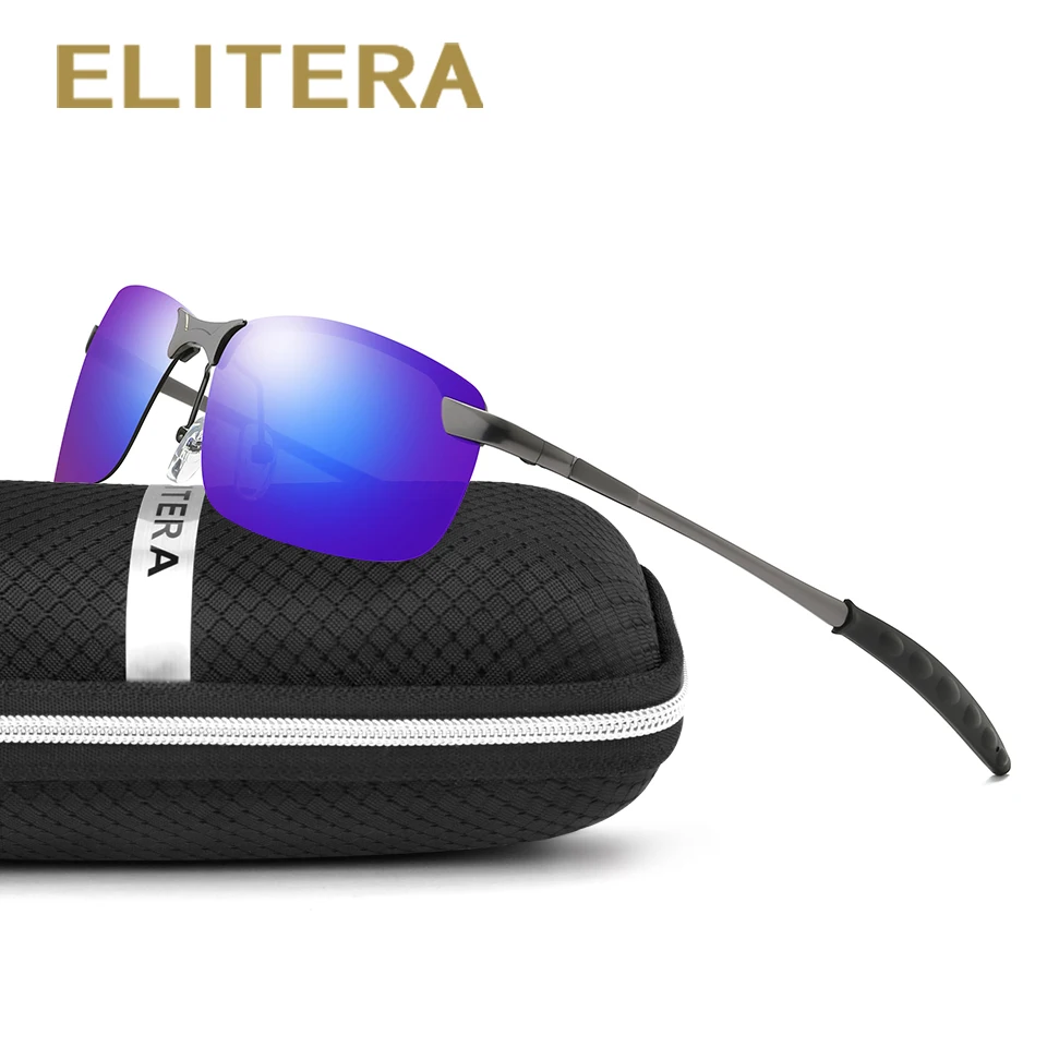 Мужские солнцезащитные очки ELITERA брендовые поляризованные для вождения рыбалки