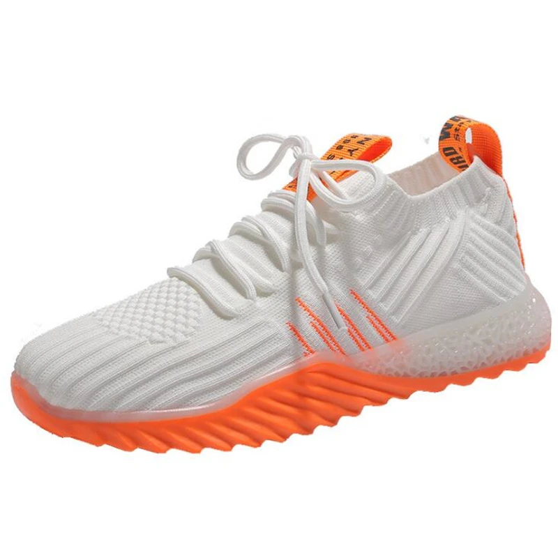 

Women's Sneakers Flat Knitting Spring Women Shoes 2019 New Summer Female Mesh Vulcanized Ladies Lace up Breathable Casual Shoes