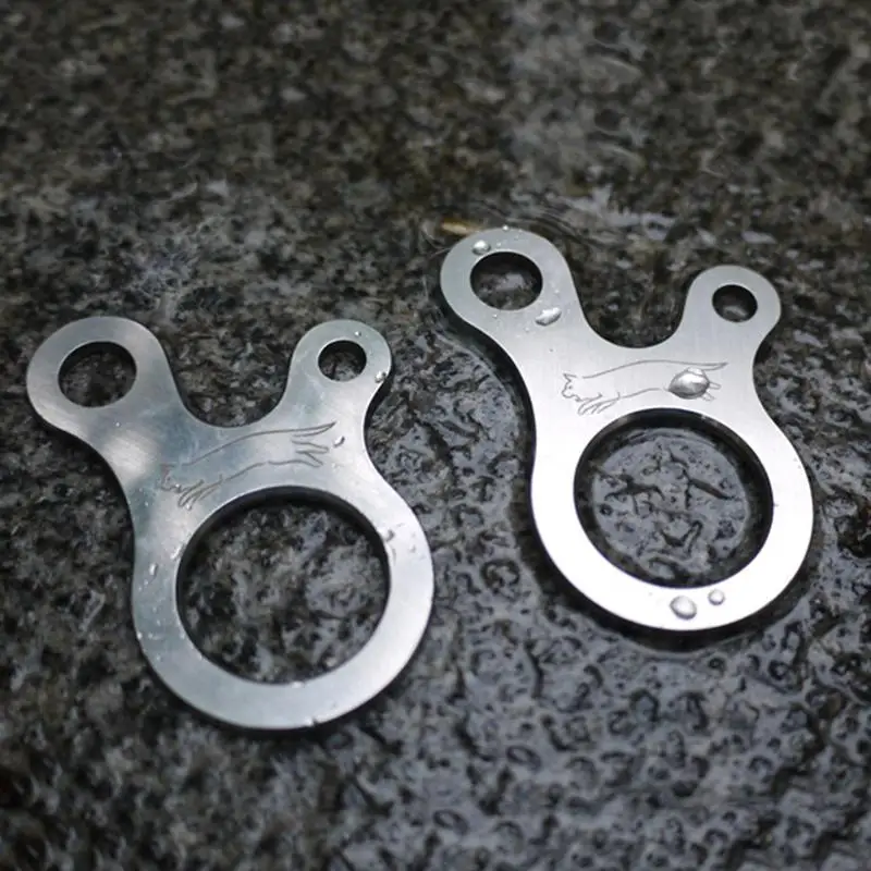 3 отверстия нержавеющая узел для лагеря инструмент повседневного ношения