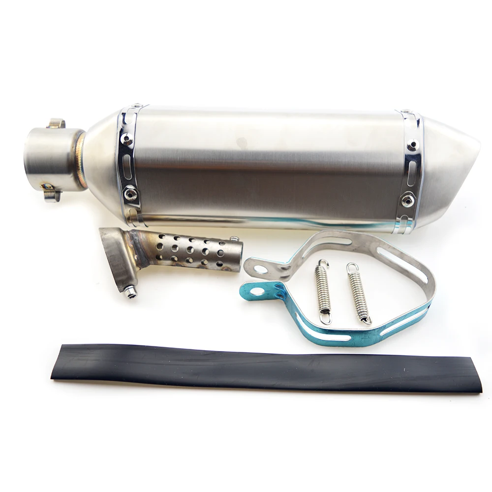 

38-51mm Adapter Motorcycle Slip On Scooter Modified Muffler Exhaust Pipe For Honda CBR 125 250 CB400 CB600 YZF FZ400 Z750 RACING