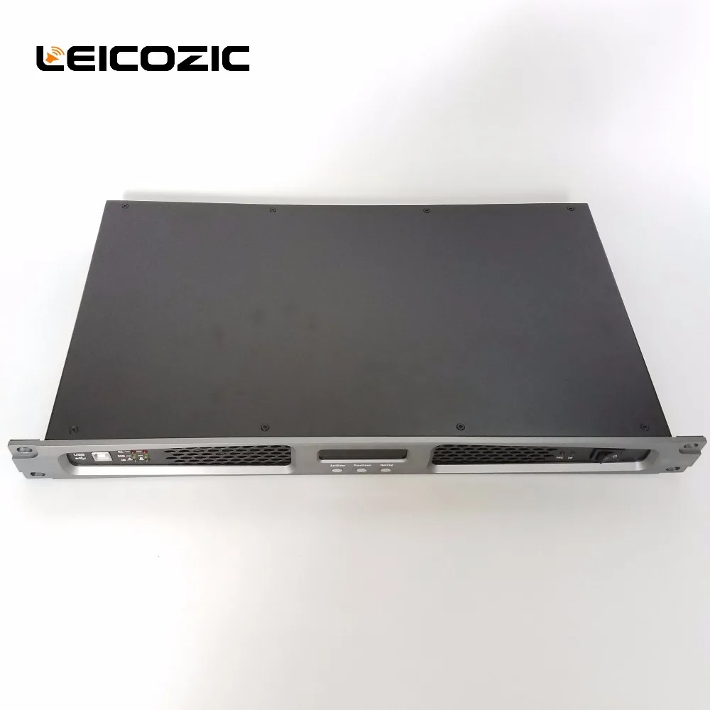 Leicozic 2x900 Вт усилитель 1U DJ профессиональный домашний аудио цифровой стерео 2-канальный усилитель мощности TOURING PRO POWER APMS