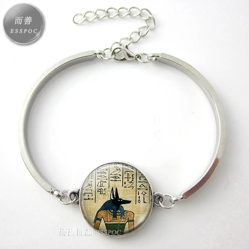 Женский ювелирный набор Anubis ожерелье и серьги с изображением египетского