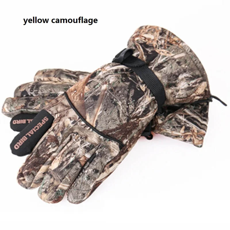 Ветрозащитные водонепроницаемые камуфляжные перчатки для охоты.|warm gloves|gloves