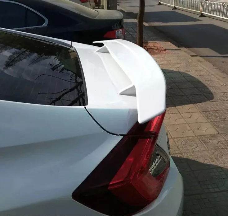 Для Honda Civic спойлер высокого качества ABS Материал заднего крыла автомобиля