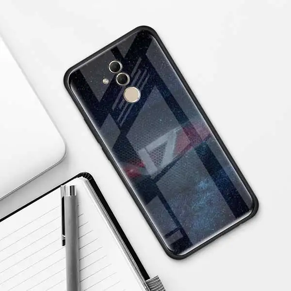002 Чехол из закаленного стекла N7 Mass Effect для huawei P30 Pro P10 P20 P30 Lite mate 10 20 Pro Honor 20 Pro 8X чехол s - Цвет: 002