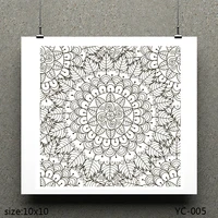 azsg flower in leavescoat of arms clear stamps for scrapbooking diy clip art card making decoration stamps crafts