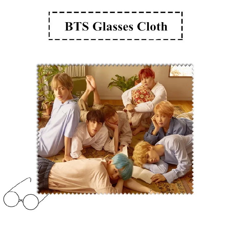 Новый kpop BTS Bangtan мальчики любят себя альбом те же очки ткань протрите экран
