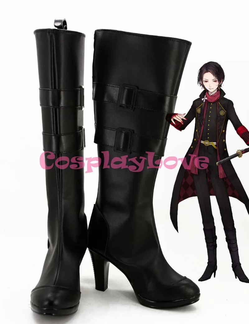 Custom Made Japanese Game Touken Ranbu Online Kashuu Kiyomitsu California kiyomitsu Cosplay Boots Shoes For Halloween Christmas |