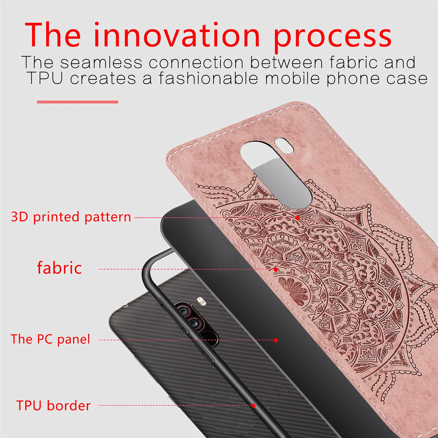 Luxury Cloth Texture Shockproof Case for Xiaomi Pocophone F1 Cover Coque Poco Magnetic Car Holder Protective Cases |