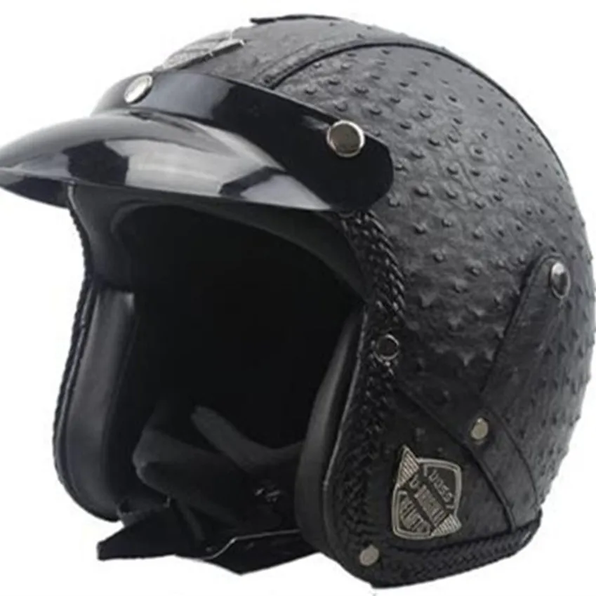 Pineapple pattern Серебряный casco de moto rcycle шлем Ретро винтажный мото rbike с открытым лицом полушлем Cruiser Touring Chopper Biker Кафе Racer - Цвет: Pineapple pattern