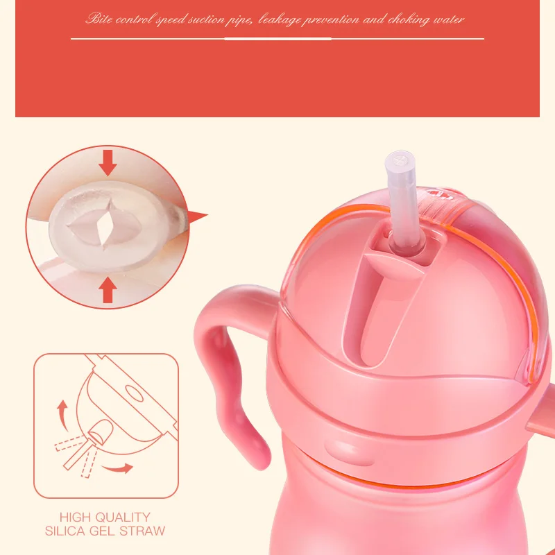 Бутылка для воды дети младенец Начинающий ходить малыш ребенок здоровая чашка