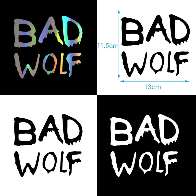 Doctor Who Bad Wolf модные виниловые наклейки креативные кузов Машины окно настенные на