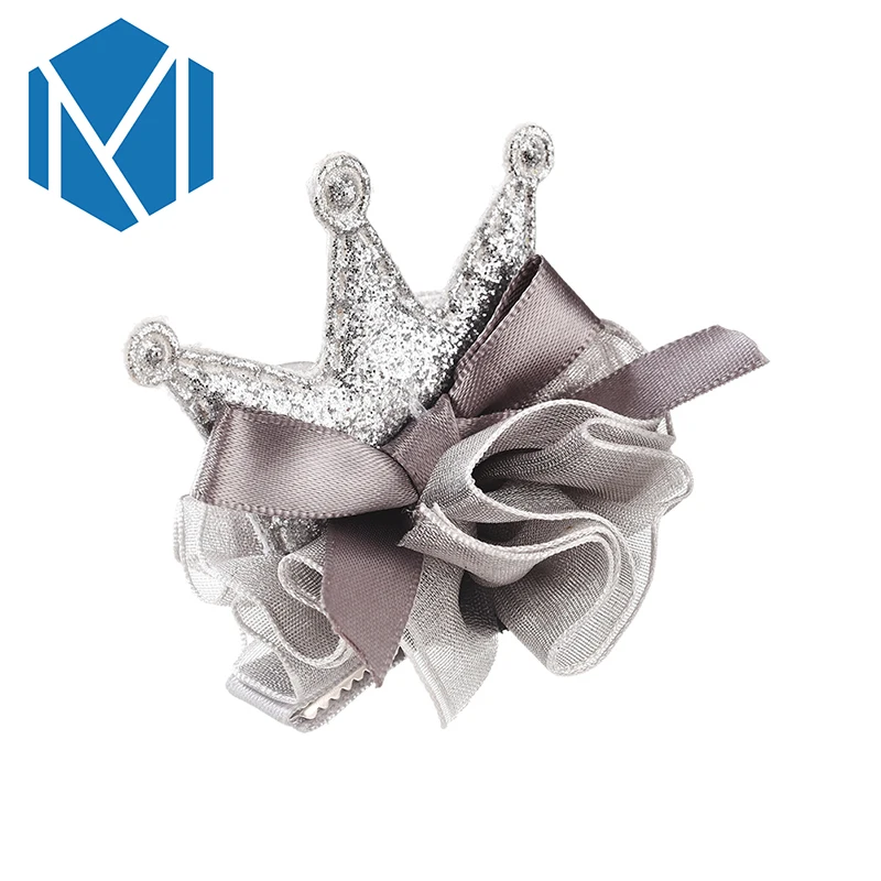 M MISM/пряжа для девочек заколки волос Детские аксессуары украшение из сетки милые