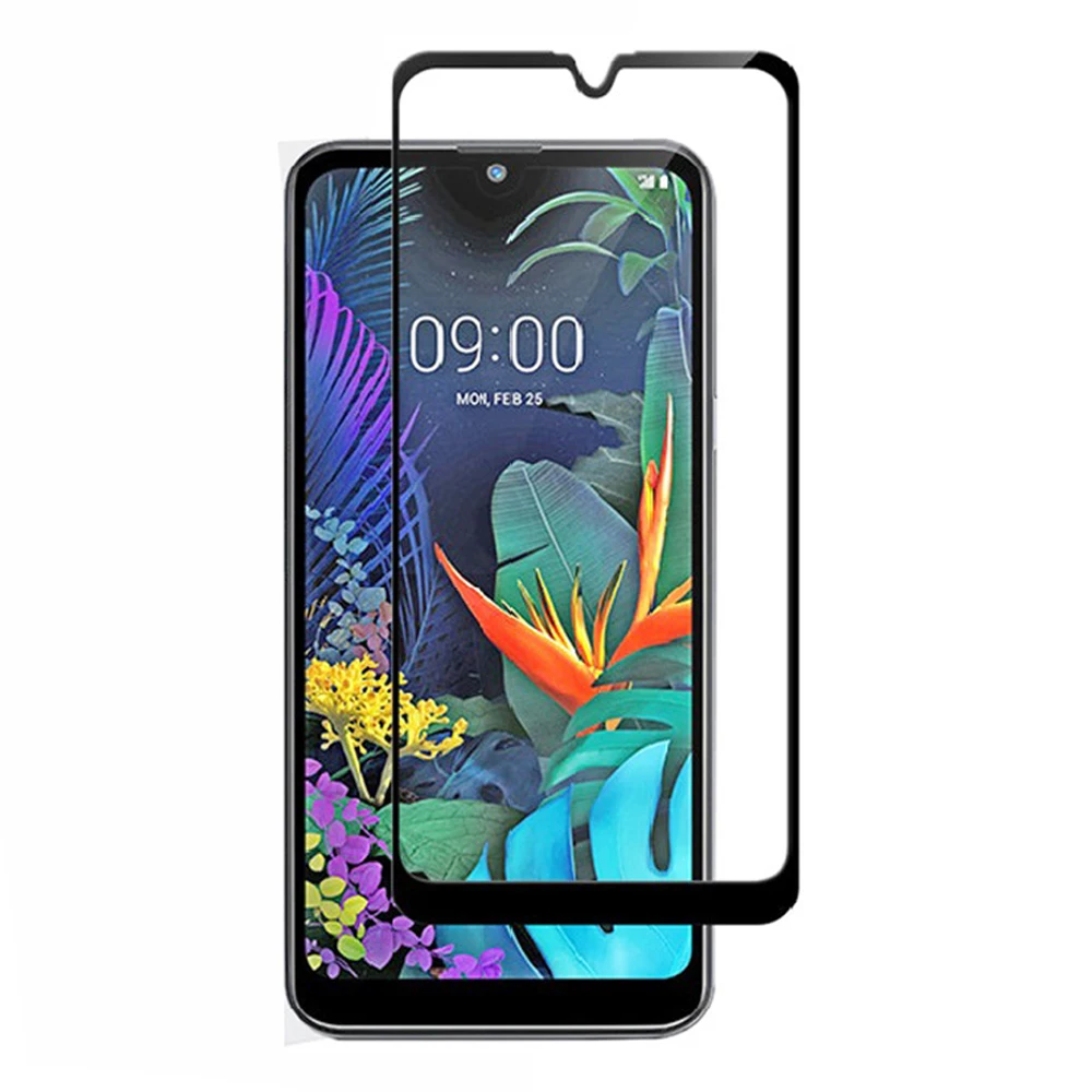 Полный Клей полное покрытие из закаленного стекла для LG K50 протектор экрана