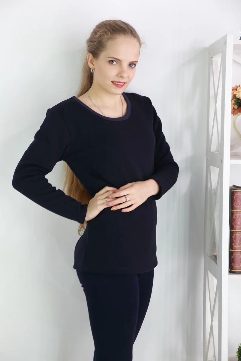 

New Winter Style thermal underwear plus velvet thicke at home sets Plus Size 5XL Warm Long Johns suits