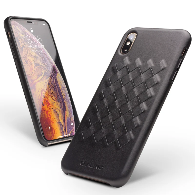 Чехол для телефона из натуральной воловьей кожи iphone X XS Max XR задняя крышка с