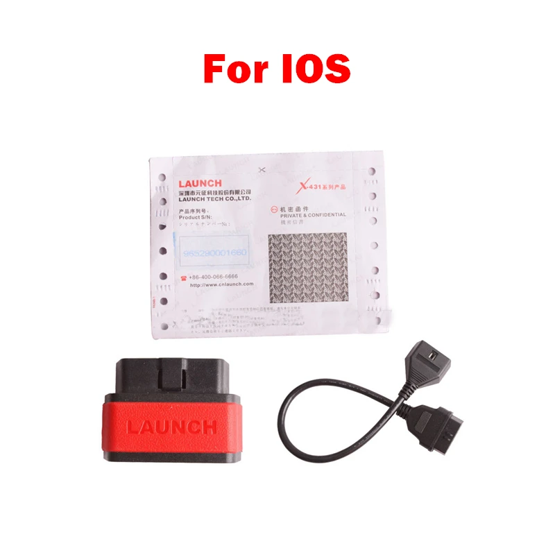IOS no box Launch X431 X-431 автоматический Diag X431 iDiag диагностический инструмент Bluetooth для iPad/iPhone Android диагностический сканер OBD2 диагностический инструмент - Цвет: IOS no box