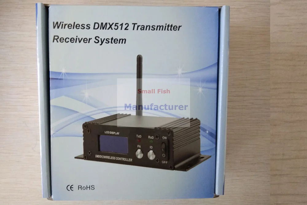 Беспроводной контроллер DMX512 2 4G приемник-передатчик с ЖК-дисплеем DMX ретранслятор