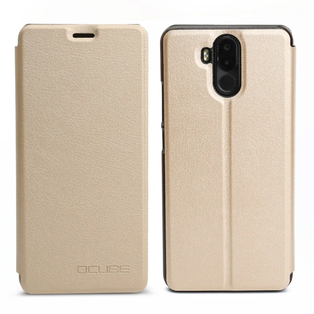OCUBE для Ulefone Power 3 Весенняя текстура горизонтальный откидной кожаный чехол с