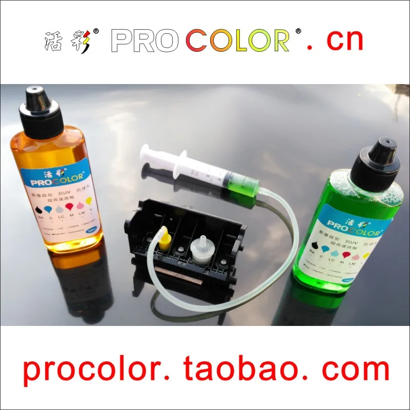 

printhead kit Dye ink Cleaning Fluid for HP HP564 564 3070A 6510 B109a B109n B110a B209a B210a 3520 4620 5520 5514 5510 printer