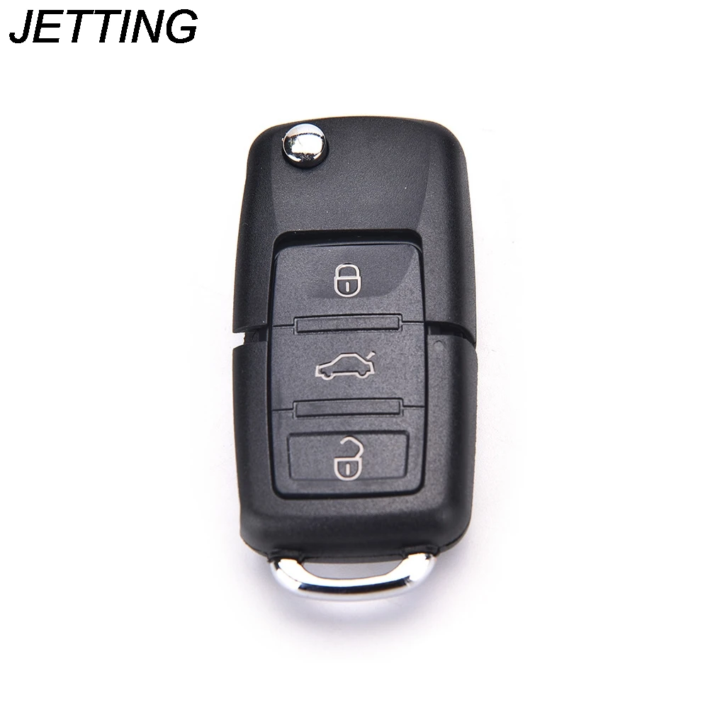 

JETTING Folding Remote 3 Button Key Folding Case For Golf Passat Polo Bora