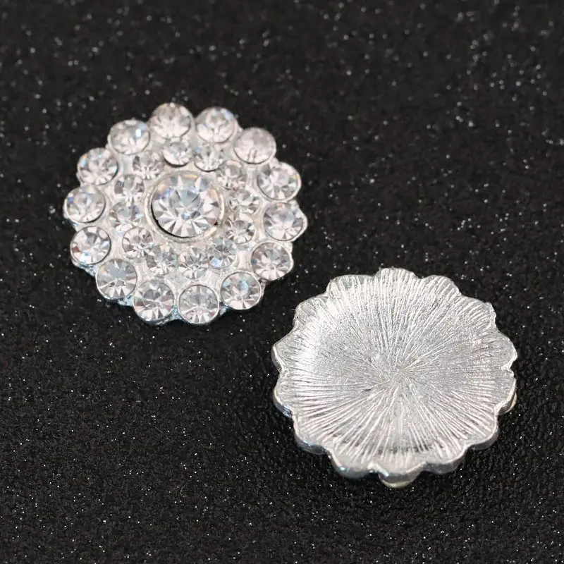 Flatback Round Rhinestones Button Crystals Stones Flat Back Charms For DIY Clothes Crafts (10pcs /lot | Дом и сад
