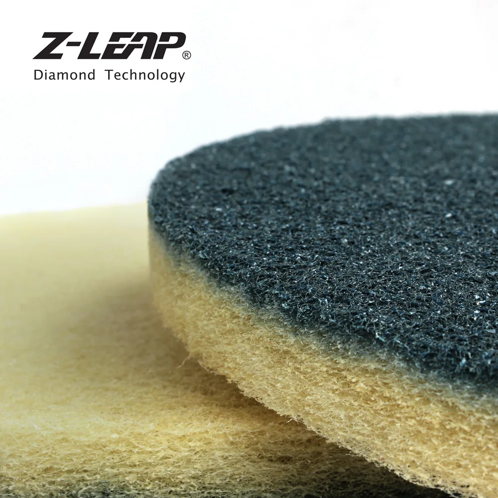 Z-LEAP 1" Алмазная губка для полировки пола Полировочный диск губка волокно гранит мрамор бетонная плитка полировка пола