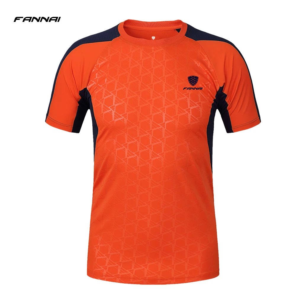 2018 лето Быстрый сухой Футболка Для мужчин Эластичный Профессиональный Фитнес