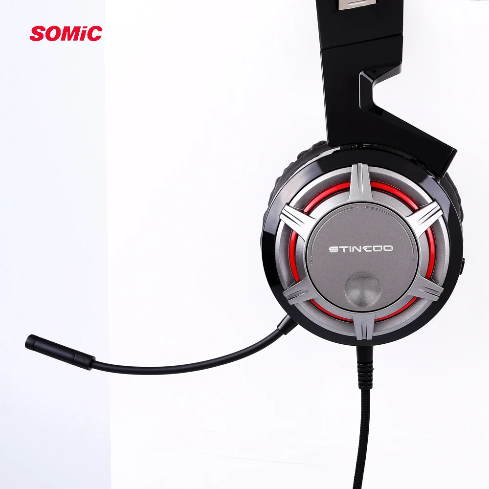 Новая игровая Гарнитура SOMIC G926S PS4, проводные ПК стерео наушники с гарнитурой с микрофоном для нового Xbox One/ноутбука, планшетного компьютера