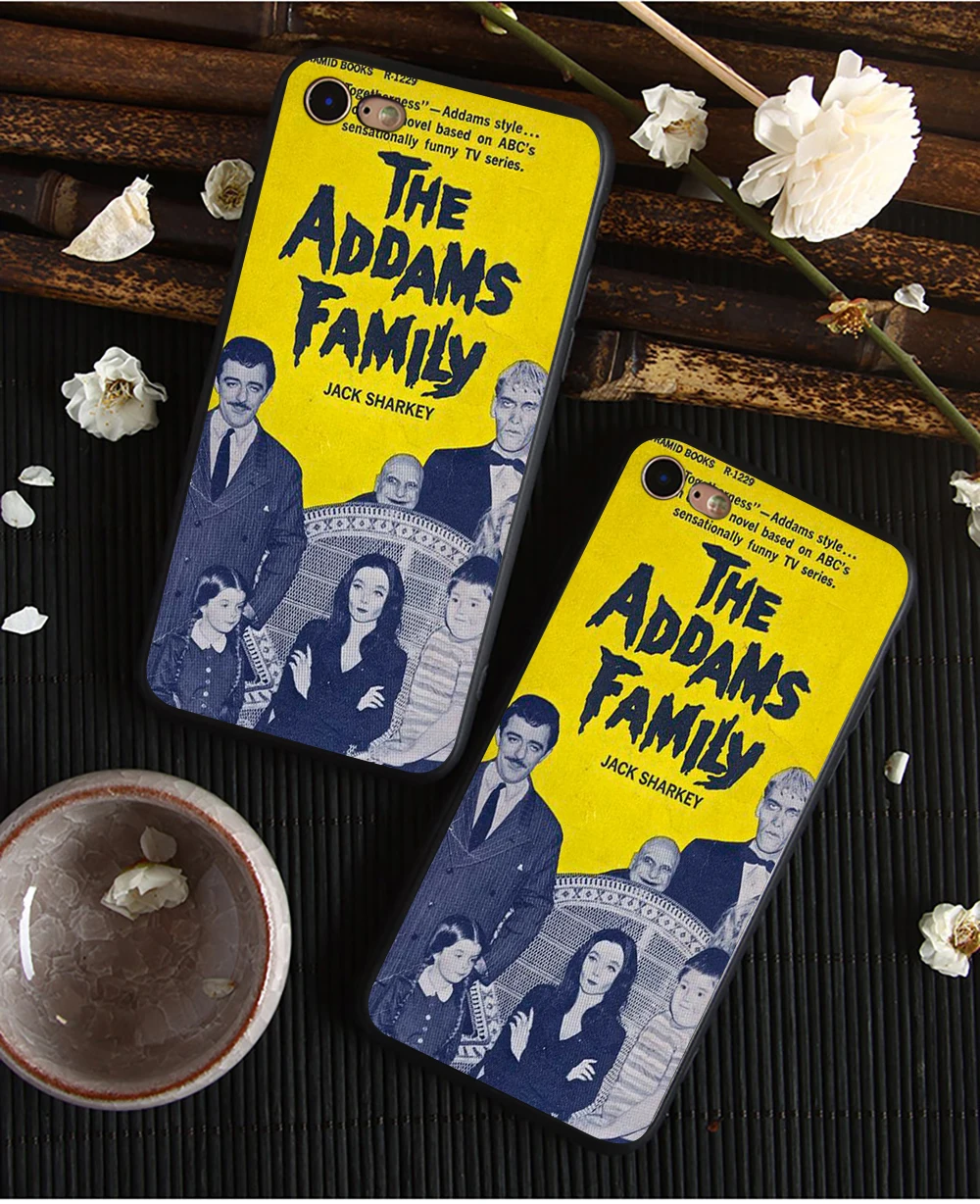 Weday Addams family чехол для телефона Apple iPhone 8 7 6 6S Plus X 5 5S 5C Мягкий Силиконовый Модный чехол