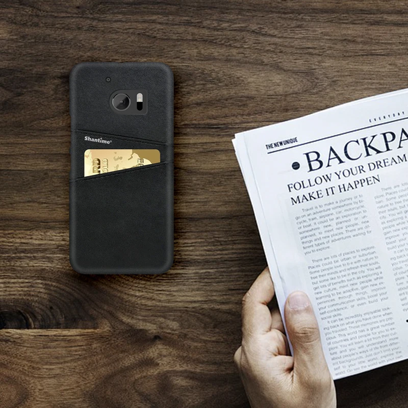 Роскошный винтажный кожаный чехол для HTC 10 телефона One M10 из искусственной кожи с