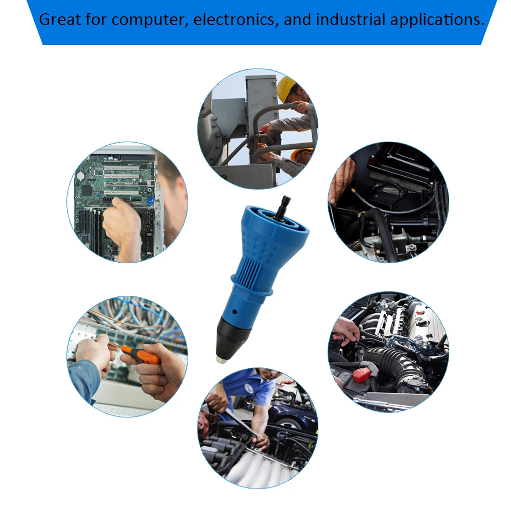 Заклепочная гайка инструмент для электрической дрели Пистолет заклепок