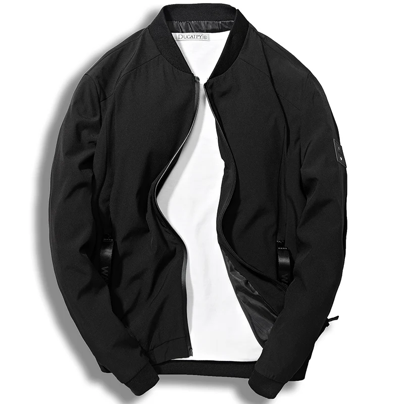 

Men's Black blue army green Jackets Slim Fit Spring and Autumn Hip Pop Jacket Men 2017 New fashion design casual male Jackets