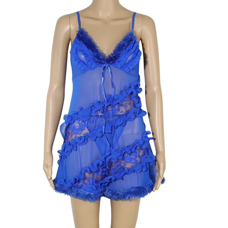 Hot Selling Soft Lace Babydoll Set 6 Colors Babydolls Underwear Lingerie Sexy Sleepwear Erotic for Lady Girls | Тематическая одежда