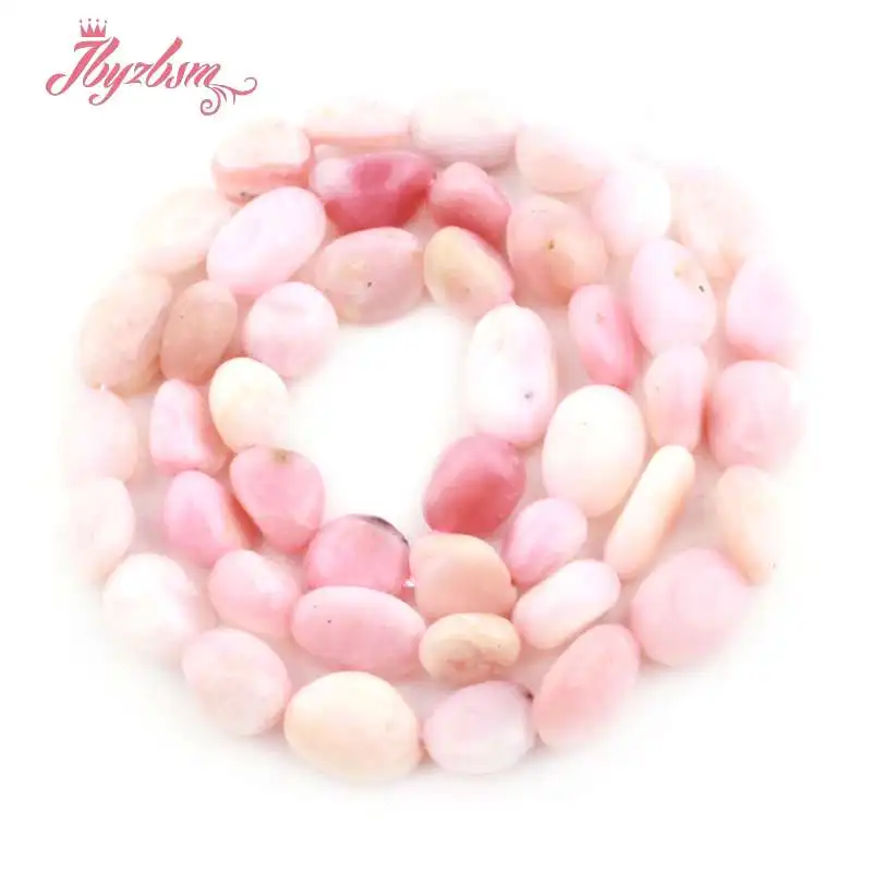 Pink Opal 4x6x5-8mm нерегулярный, свободной формы натуральный камень разделитель для DIY ожерелье ювелирные изделия для создания браслетов 1" - Цвет: Pink Opal