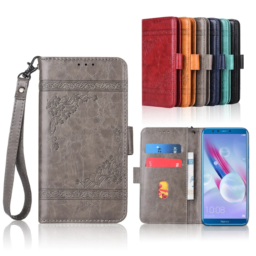 Чехол-Кошелек для huawei mate 30 Pro 5G Honor 9 10 P30 Lite 10i 20i 8S 8A 8X Capa Специальный кожаный чехол-книжка с тиснением в виде цветов