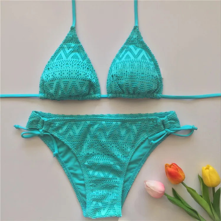 Лидер продаж 2019 женский сексуальный винтажный купальник бикини с лямкой на шее