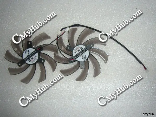 

NEW For Set of 2pcs Gigabyte 9510 POWER LOGIC PLD10010S12H 100mm 95*95*10mm 95x95x10mm DC12V 0.30A/0.20A 2Pin 2Wire Cooling Fan