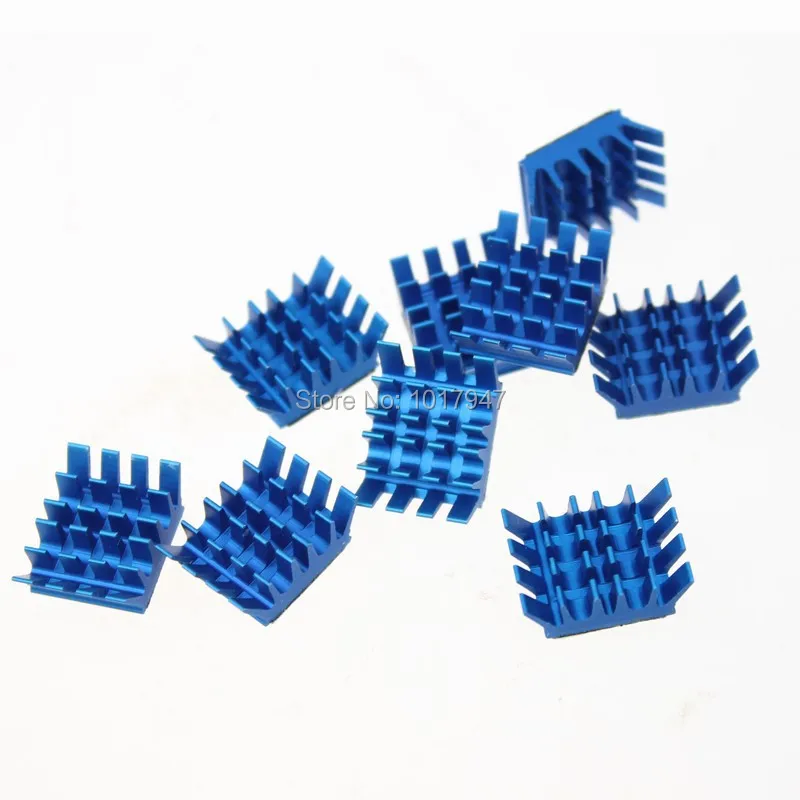 

1000 Pieces lot Blue Aluminum Computer VGA Card X8 RAM Memory Cooling Cooler Heatsink