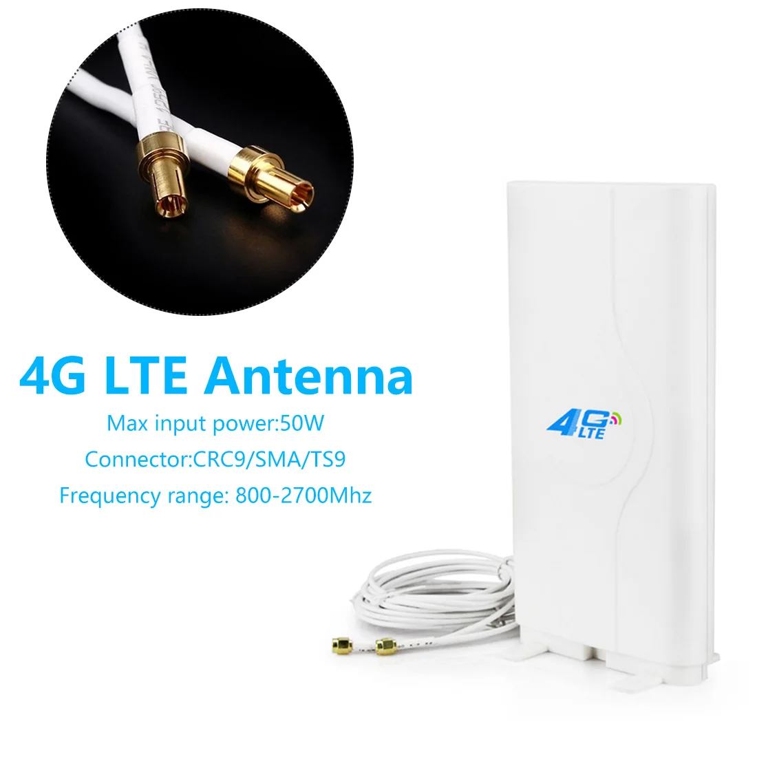 4G LTE Антенна внешняя SMA-M наружная антенна с 10 м и SMA-F К CRC9/TS9/SMA разъем для 3g 4G маршрутизатор модем
