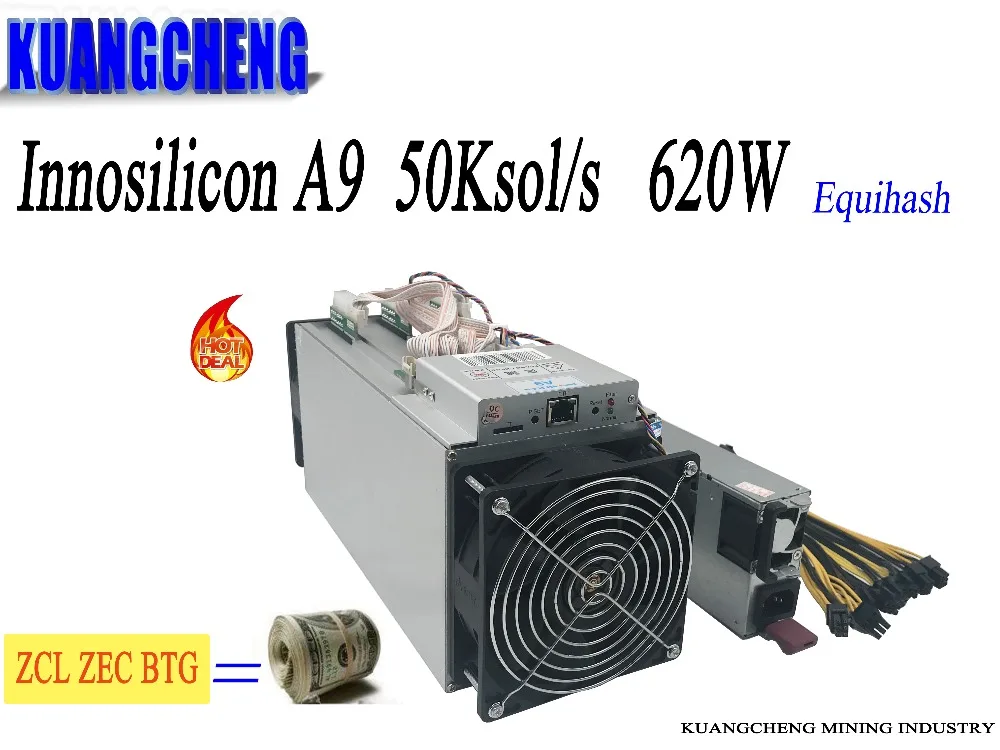 

Старая Майнер usde, новинка 95%, KUANGCHENG Innosilicon A9 ZMaster 50k sol/s с 750 Вт PSU Zcash ZCL ZEC, горная машина Equihash mine