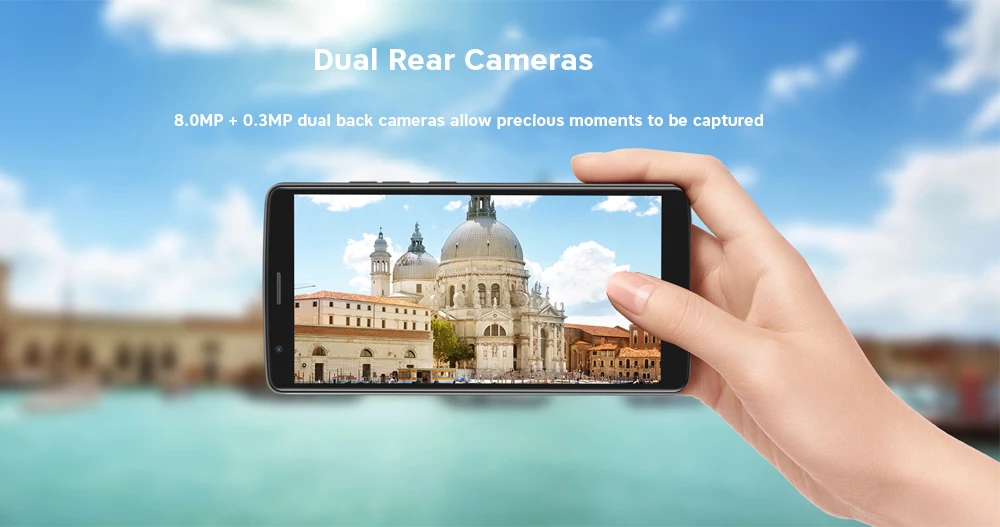 BLACKVIEW A20 Pro телефона Android 8 1 MTK6739 4 ядра 2 ГБ + 16 8.0MP 0.3MP сзади отпечаток пальца камеры