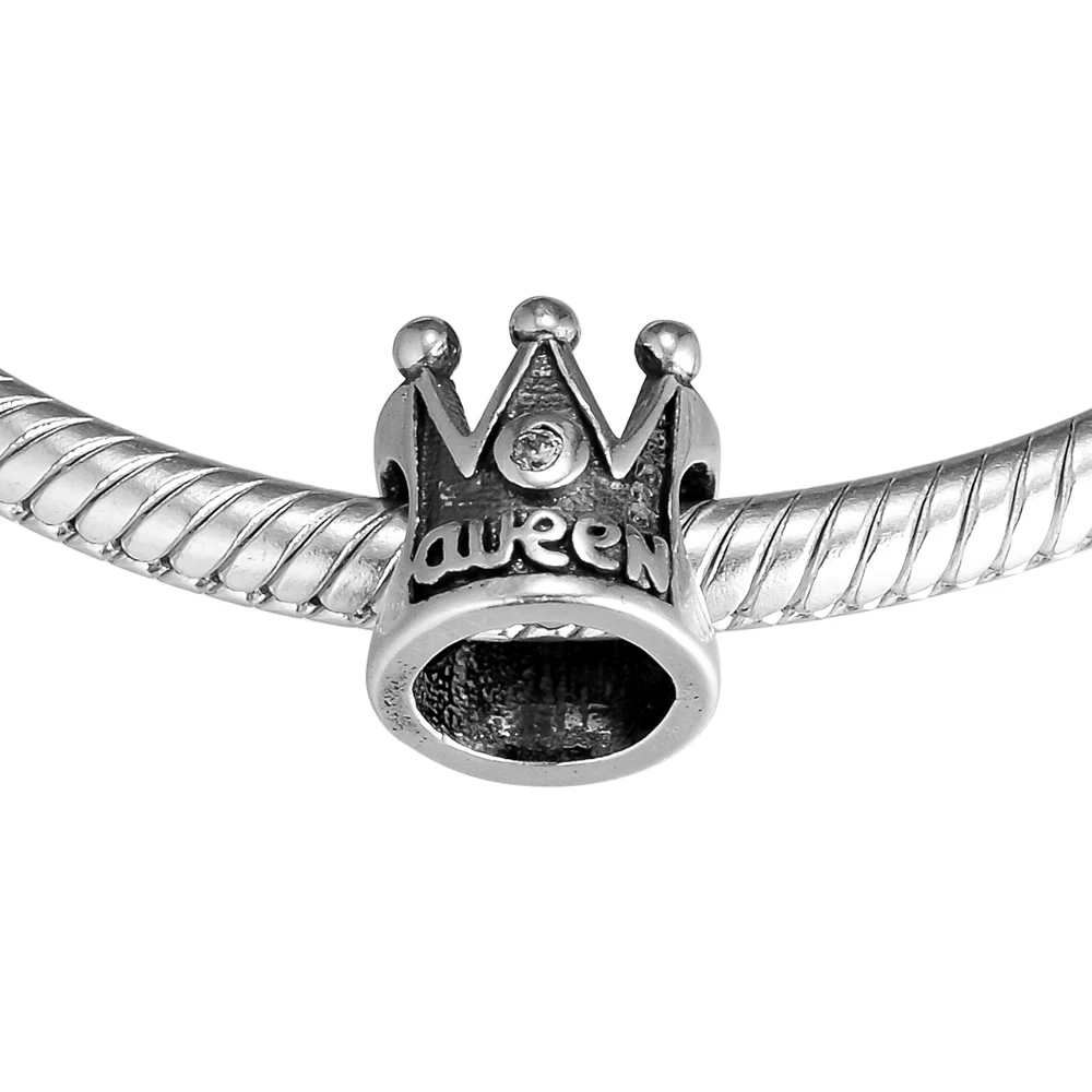 CKK Бусины Корона-Подвеска Серебро 925 оригинальный подходят для браслетов Pandora