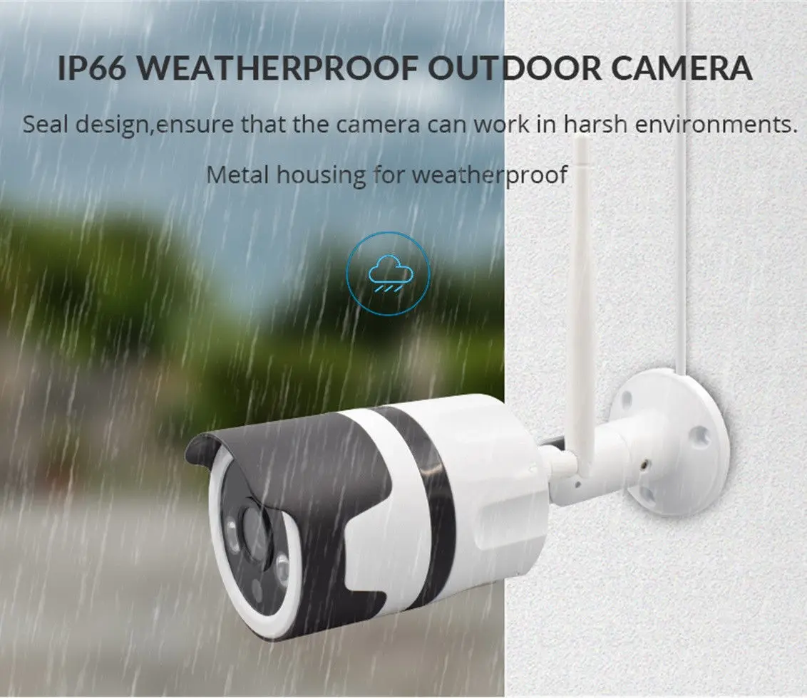 HD 720P/1080P/3MP/5MP Wi-Fi IP камера беспроводной микрофон ИК Ночная уличная Onvif Bullet |