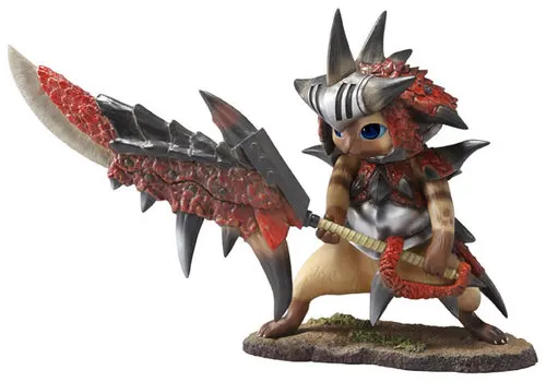 LJS ГК Цифра Capcom Airou де Головоломки diy комплект Неокрашенной|unpainted kits|unpainted figure |
