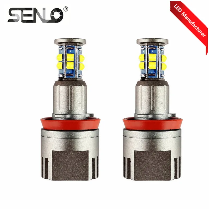 Нет ошибки высокой мощности 120 Вт E92 H8 Canbus LED Angel Eyes CRE E для BMW E71 E90 E91 M39 E89 E82 E87 520Li 520d