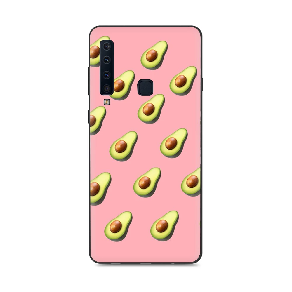 B8 Авокадо мягкий чехол для мобильного телефона чехол для samsung Galaxy A7 8 9 A10 30 40 50 70 J6 - Цвет: B8
