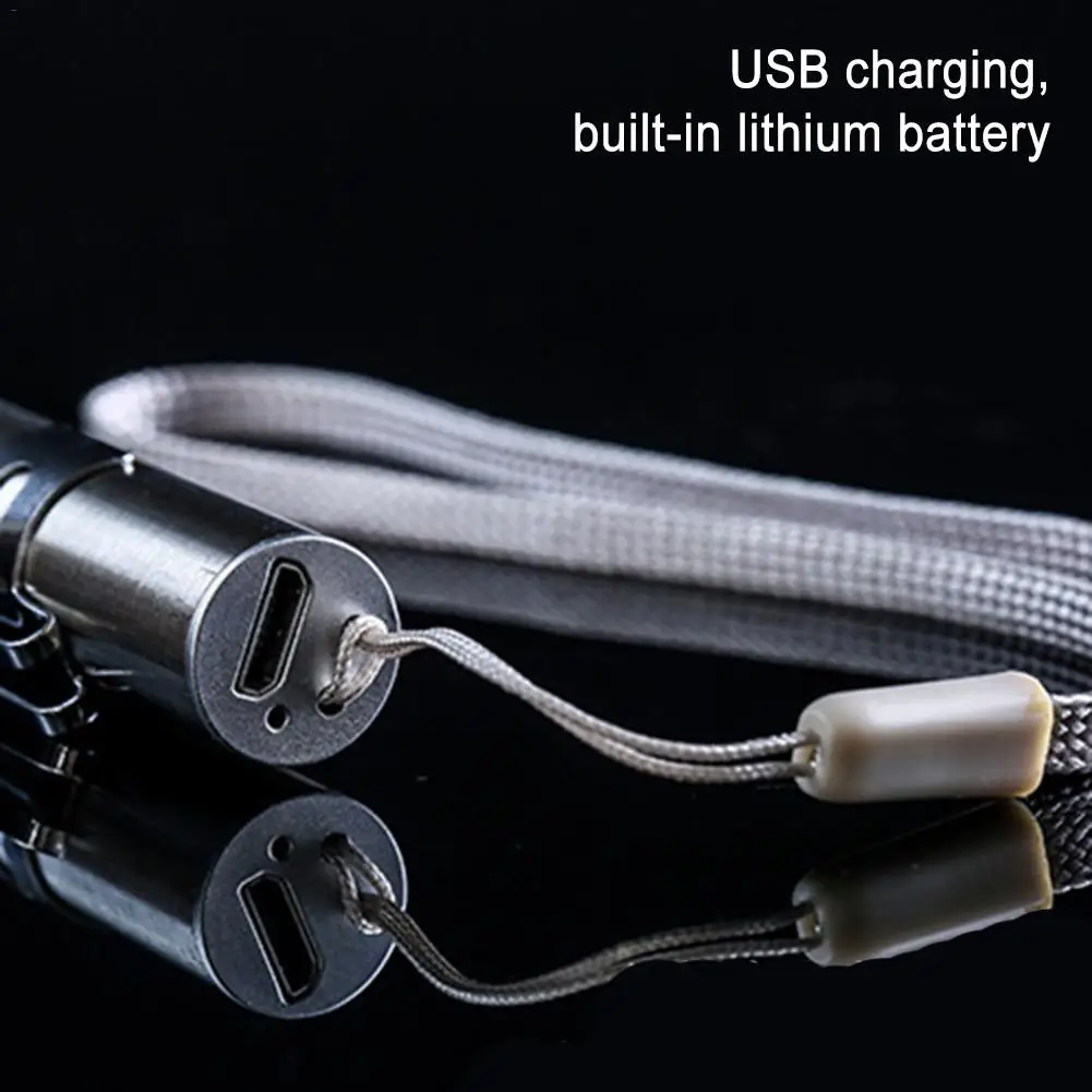 Портативный светодиодный фонарь s с USB зарядкой водонепроницаемый светильник из